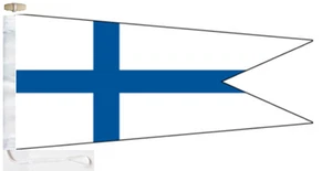 Sewn Royal Navy Reserve Signal Flag Commodore Swallowtail Pennant Made In The UK - Picture 1 of 5