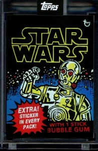 2022 Topps Star Wars May the 4th Card #1 C-3PO Blake Jamieson Rainbow Foil /99 - Picture 1 of 2