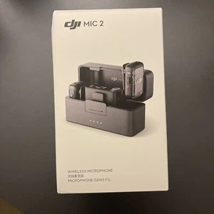 DJI Mic 2 Wireless Lavalier Microphone Receiver, Transmitter, Charging Case - Photo 1/11