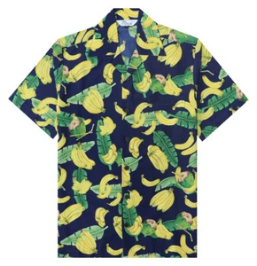 Alvish Men's Casual Button Down Short Sleeve Beach Aloha Hawaiian Shirts For Men - Picture 1 of 30