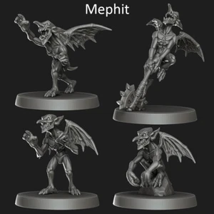 Mephit Into the Pit !! 3D gedruckte Miniaturen für Reign in Hell Demon Daemon - Bild 1 von 6