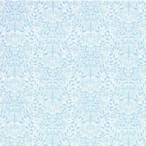 Melody Jane Dolls House Pale Blue White Acorns Wallpaper William Morris Design