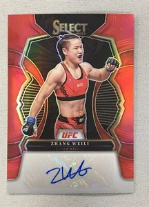 Zhang Weili 2023 Panini Select UFC Auto Red Prizm /99 - Picture 1 of 2