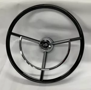 1961-1970 Ford F100 Truck Custom 15 Inch Steering Wheel W/ Horn Button 60-63 Car - Picture 1 of 4