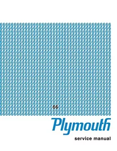 1966 Plymouth Factory Service Manual - Picture 1 of 3