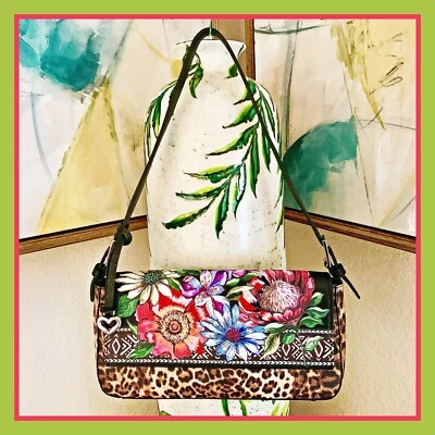 Bolsa baguete Brighton Jamelle Africa Stories nova com etiqueta de saída - Imagem 1 de 4