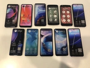 Lot de 11 téléphones portables Motorola modernes factices non fonctionnels smartphones écran modl - Photo 1 sur 2
