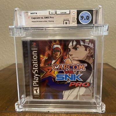 PS1 - Capcom vs. SNK Pro - New Factory Sealed - WATA 9.0 B - Image 1 of 4