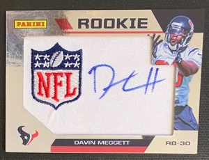 2012 Panini - Autographed Relic Card - Davin Meggett RC - Houston Texans - Picture 1 of 2