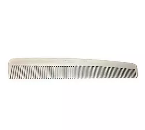 Swedish Crown Hair Comb Aluminum Comb Antistatic Grate-Free 2225 Metal Comb - Picture 1 of 3