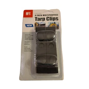 Harbor Freight Tools HFT 4x Multipurpose Tarp Clips Black #63067 NEW  - Picture 1 of 8