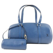 Auth Louis Vuitton Epi Soufflot Shoulder Bag Hand Bag Blue M52222 Used