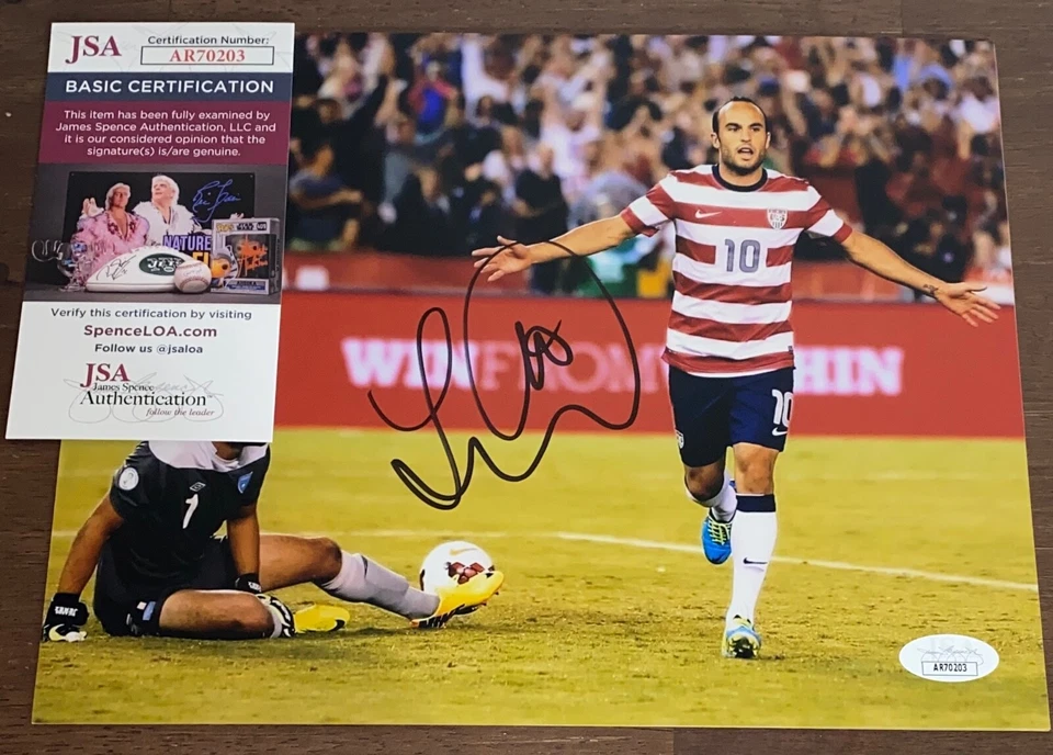 兰登·多诺万签名亲笔签名 8 X 10 照片美国足球世界杯 JSA — 第 1/1 张图片