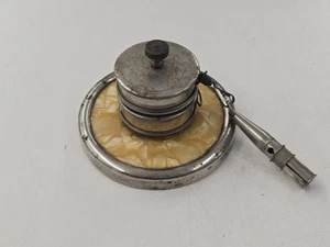 Vintage Desktop Retractable Pen Holder With Mother Of Pearl Inlay. Unbranded  - Picture 1 of 10