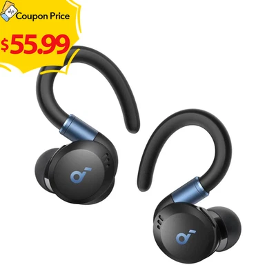 soundcore Sport X20 True-Wireless Earbuds Extendable Sport Ear Hook Noise Cancel - Image 1 of 4