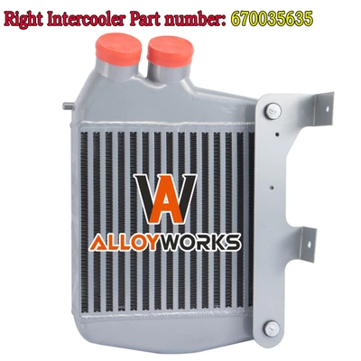 Right Side Intercooler FOR 2014-2020 2016 Maserati Ghibli Levante Quattroporte Foto 1 de 4