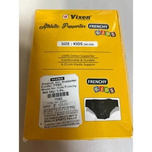 New Vixen India Frenchy Athletic Support Underwear 100% Cotton Kids/50cm Bhalla - Picture 1 of 3