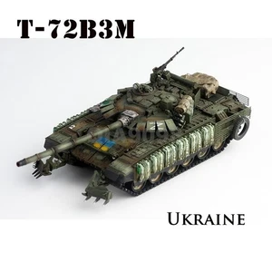 Nuevo tanque de batalla principal T-72B3M del ejército de Ucrania escala 1:72 con modelo de resina de techo - Imagen 1 de 14