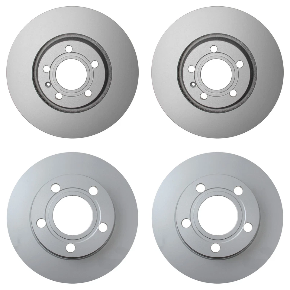 Kit de rotores de freno delanteros 312 mm traseros 255 mm Hella para Audi A6 Quattro 2000-04 Foto 1 de 1