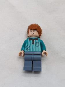 Lego Harry Potter MiniFigure, RON WEASLEY w/ Dk Turquoise Polo Shirt from 75969 - Picture 1 of 3