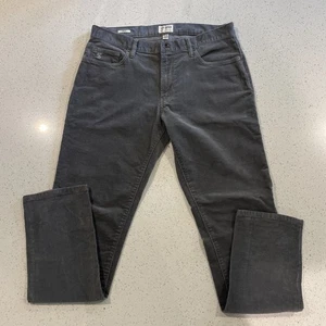 Todd Snyder 5 Pocket Corduroy Pants Mens 31/32 Gray Slim Fit Stretch Casual - Picture 1 of 9