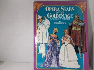 Bambole di carta vintage 1984 Opera Stars of the Golden Age di Tom Tierney - Foto 1 di 8