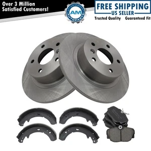 Rear Brake Pad & Rotor Kit Fits 1999-2004 Land Rover Discovery 95-02 Range Rover - Picture 1 of 9