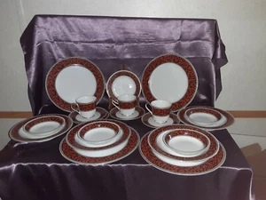 Vintage 20 Piece MIKASA Fine China Narumi Carlton B2065 Dinnerware Replacement - Picture 1 of 12