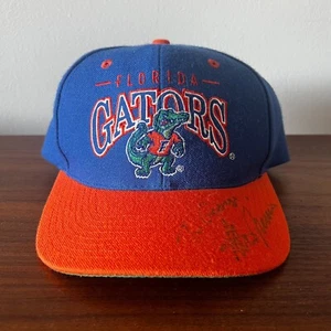 Vintage Florida Gators Hat The Game SnapBack 90s Autographed Steve Spurrier - Picture 1 of 9