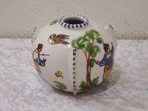 Kx4Tp4 - Italien Keramik Majolika Design Vase - Vintage - Handmade - 11 cm - Imagen 1 de 6