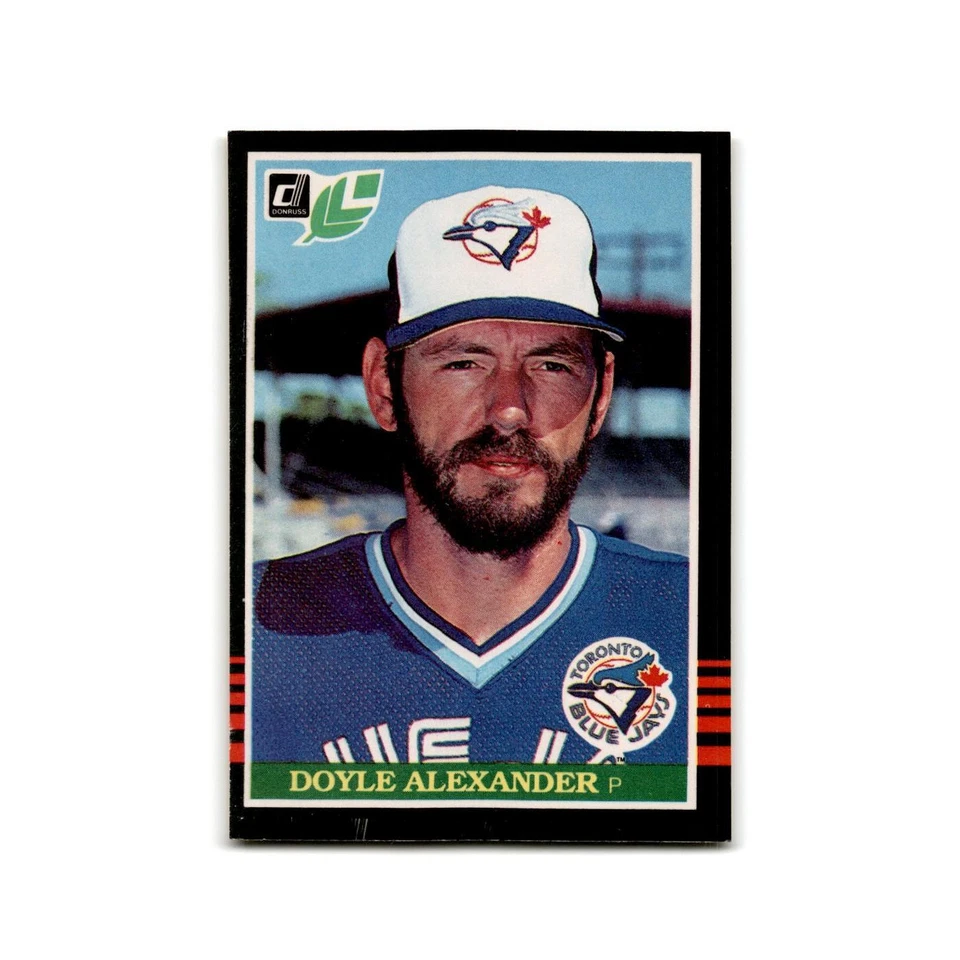 Doyle Alexander 1985 Leaf #134 Toronto Blue Jays Baseball Card NM - Image 1 of 3