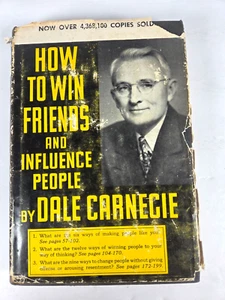 How To Win Friends And Influence People Dale Carnegie 1936 HC DJ 87th Printing - Foto 1 di 14