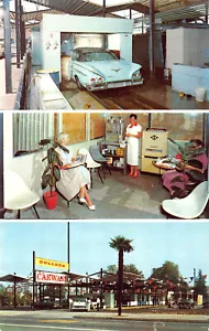 Glendale CA College Automatic Car Wash Multi-View Postcard - Picture 1 of 2