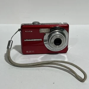 Kodak EasyShare M863 8.2MP Digital Camera Red Tested Works - Picture 1 of 3