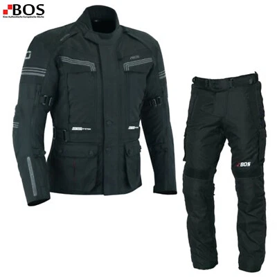 Herren Motorradkombi Biker Textiljacke & Hose Mit Protektoren Motorradbekleidung - Bild 1 von 4