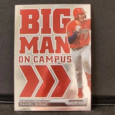 2022 Panini Prizm Draft Picks Big Man on Campus #6 Daniel Susac - Arizona - Image 1 of 2