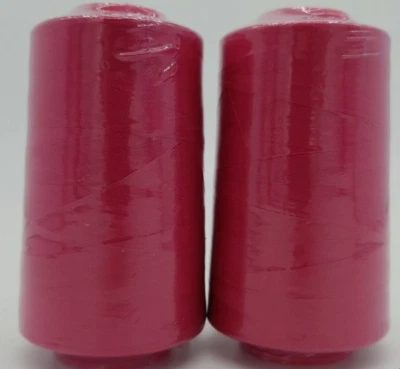 2-Pack Big Spools Sewing Serger Quilting Multi Purpose T27 Thread 6000 YDS Cone - Image 1 of 4