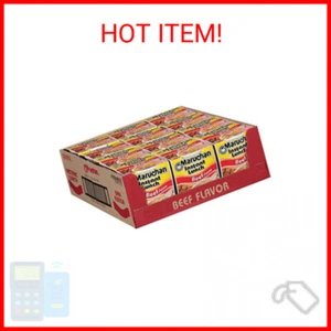 Maruchan Instant Lunch Beef, Ramen Noodle Soup, Microwaveable Meal, 2.25 Oz, 12 - Picture 1 of 2
