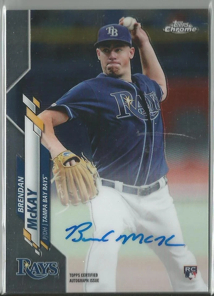 Brendan McKay 2020 Topps Chrome Rookie Auto #RA-BM - Image 1 of 1