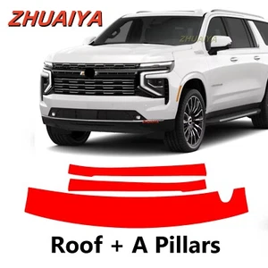 Roof+A Pillars PreCut Paint Protection Film For CHEVROLET SUBURBAN 2025-2025 - Picture 1 of 6