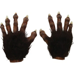 Ghoulish Productions Wolf Hands Deluxe Halloween Costume Cosplay - Picture 1 of 4