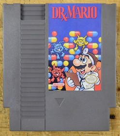 Dr. Mario ORIGINAL Nintendo NES Game Tested + Working & Authentic!
