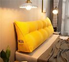 Big Long Wedge Bed Cushion Decor Home Bed Headboard Back Pillow