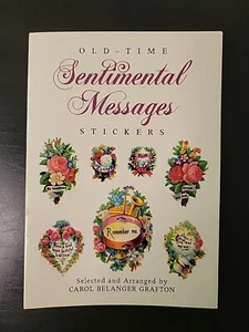 Old-Time Sentimental Messages Stickers By Carol Belanger Grafton (Dover 1996) - Imagen 1 de 7