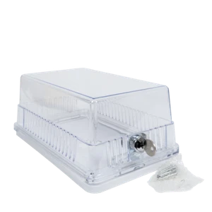 White-Rodgers F29-0198 Universal Thermostat Guard with Clear Cover - Picture 1 of 1