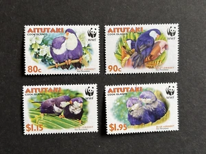 Aitutaki: 2002, Endangered Species, Blue Lorikeets, MNH set - Picture 1 of 1