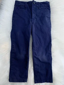 Baby Gap Boys Toddler Navy Blue Cotton Pants Size 4 Regular - Picture 1 of 9