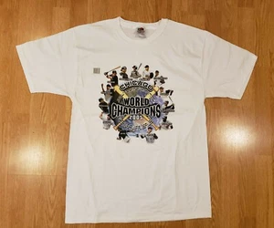Vintage Chicago White Sox 2005 World Series Champions T-Shirt Size Large NEW - Picture 1 of 9