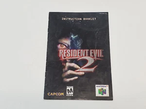Resident Evil 2 N64 Nintendo 64 Authentic Manual Only *Rental - Picture 1 of 15