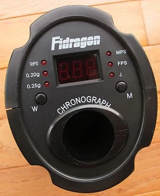 FIDRAGON Airsoft Shooting Chronograph for Measuring BB Traveling Velocity